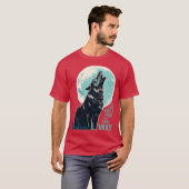 T-shirt Le Loup Solitaire (Devant entier)