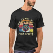 T-shirt Le loup solitaire (Devant)