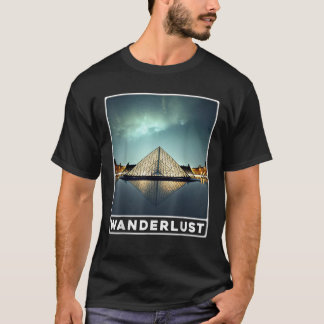 T-shirt Le Louvre Paris France Wanderlust T Shirt