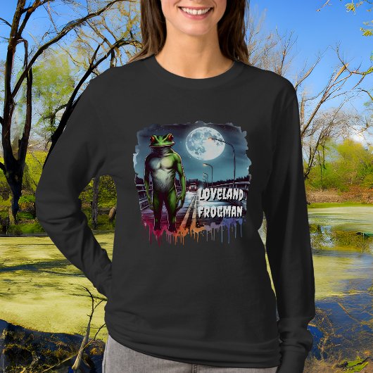 T-shirt Le Loveland Frogman | Ohio Cryptid