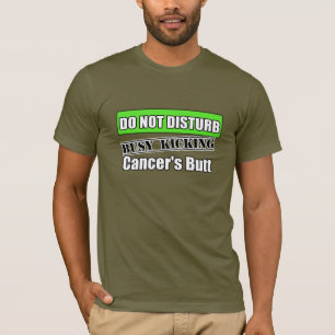 T-shirt Le lymphome ne touchent pas à donner un coup de