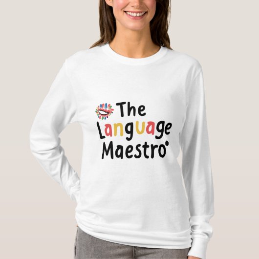 T-shirt Le Maestro de Langue (Devant)