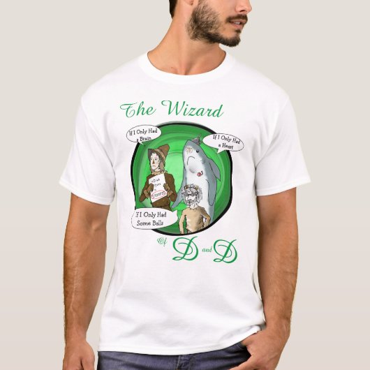 T-shirt Le magicien de D et de D (Devant)