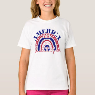 T-shirt Le magnifique arc-en-ciel américain