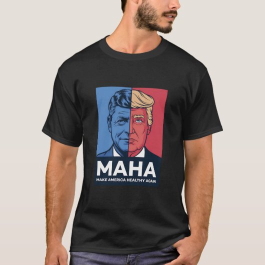 T-shirt Le MAHA rassure l'Amérique Trump 2024 (Devant)