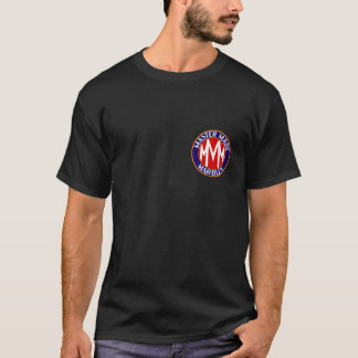 T-shirt Le maître a fait la chemise noire de marbre