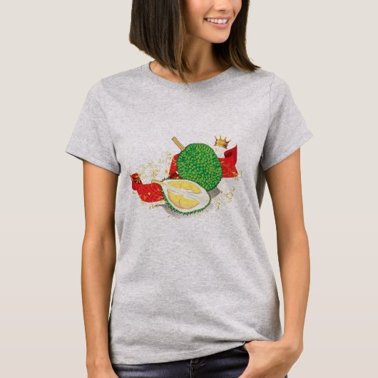 T-shirt Le majestueux fruit du roi Durian (Devant)
