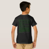 T-shirt Le Manifeste du pirate (Dos entier)
