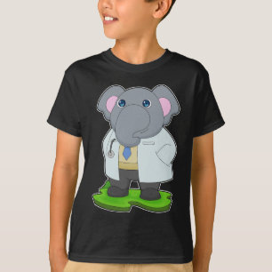T-shirt Le manteau du docteur Eléphant