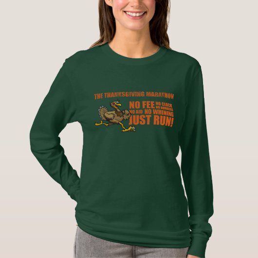 T-shirt Le marathon de thanksgiving (Devant)