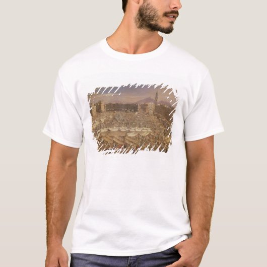 T-shirt Le marché à Naples (Devant)