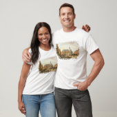T-shirt Le marché avec le Raadhuis (Unisexe)