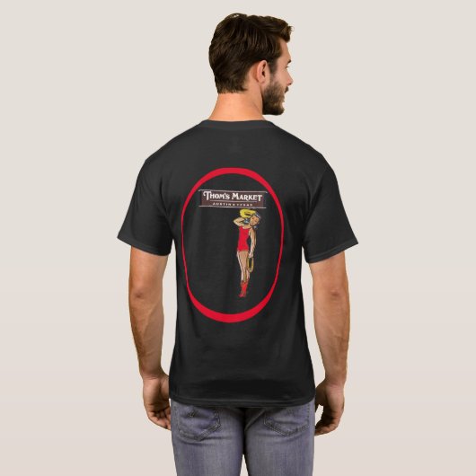T-shirt Le marché de Thom (Dos entier)