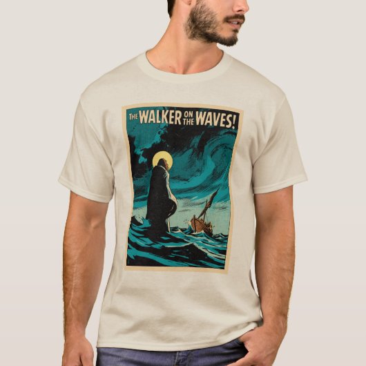 T-Shirt Le Marcheur sur les Vagues (Devant)