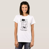T-shirt Le mari est rentré du pub. Questionnaire sur les p (Devant entier)