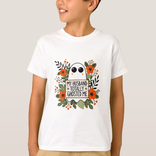 T-shirt Le Mari M'A Totalement Accueilli Éffrayant Funny W (Devant)