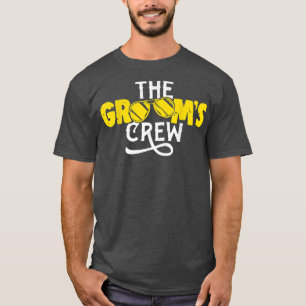 T-shirt Le Mariage de l'équipage Grooms Funny Bachelor Par