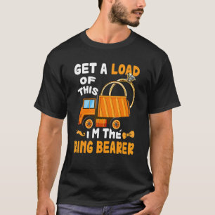 T-shirt Le Mariage de porte-anneau obtenir une charge de c