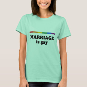 T-shirt Le mariage est gay