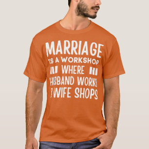 T-shirt Le mariage est un atelier où Hus travaille des bou