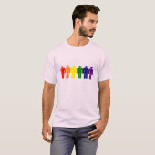 T-shirt Le mariage homosexuel soutient le mariage homosexu (Devant entier)