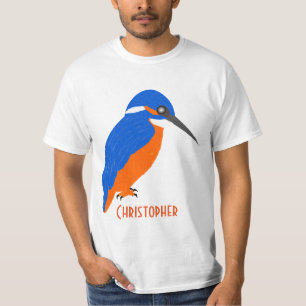 T-shirt Le martin-pêcheur ajoutent juste le nom