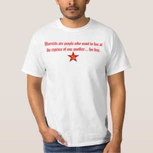 T-shirt Le marxiste veulent vivre pour libre
