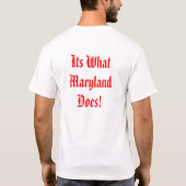 T-shirt Le Maryland (Dos)