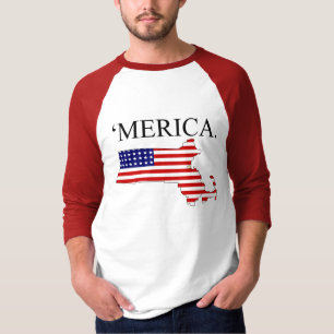T-shirt Le Massachusetts Amérique
