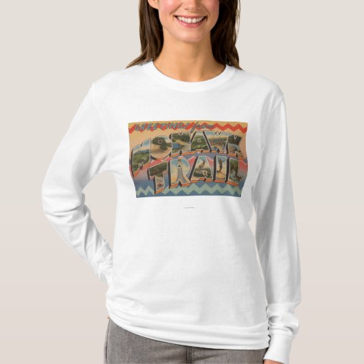 T-shirt Le Massachusetts - salutations de traînée de (Devant)