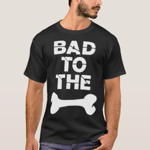 T-shirt le mauvais au chien d'os