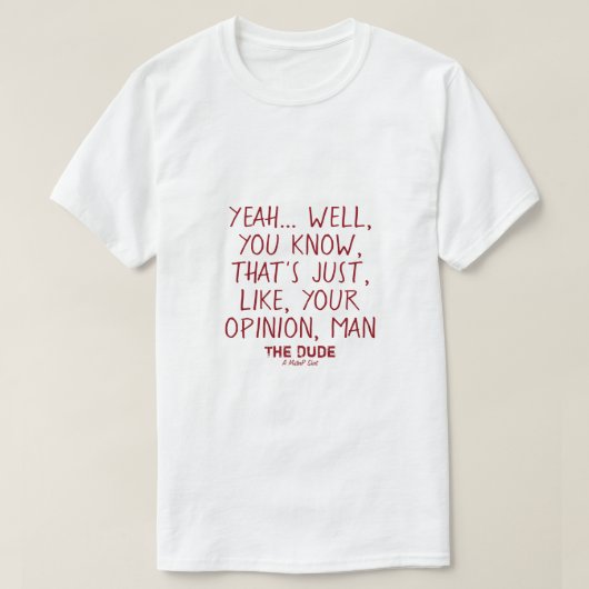 T-shirt Le Mec (ton opinion, mec) #2 - Une chemise MisterP (Design devant)