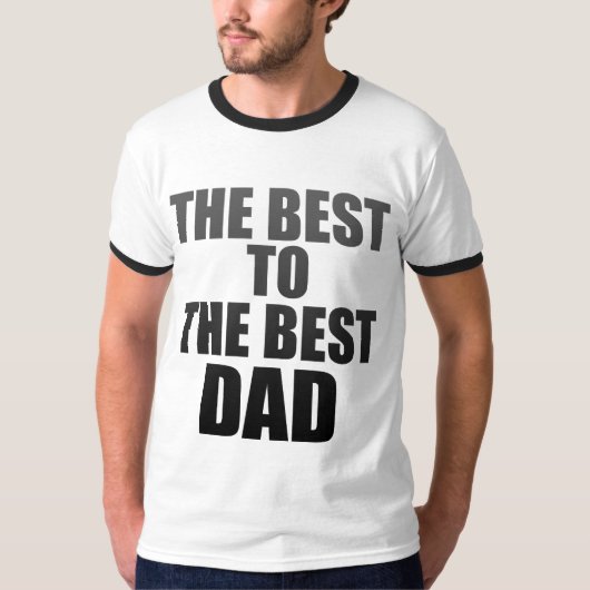 T-shirt le meilleur aux rétros chemises 1 du meilleur papa (Devant)