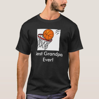 T-shirt Le meilleur basket-ball de grand-papa