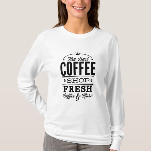 T-shirt Le Meilleur Café - Café Frais Et Plus (Devant)