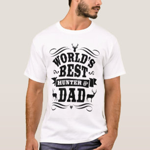 T-shirt Le meilleur chasseur et le papa du monde