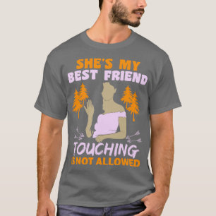 T-shirt Le meilleur contact ami n'est pas autorisé