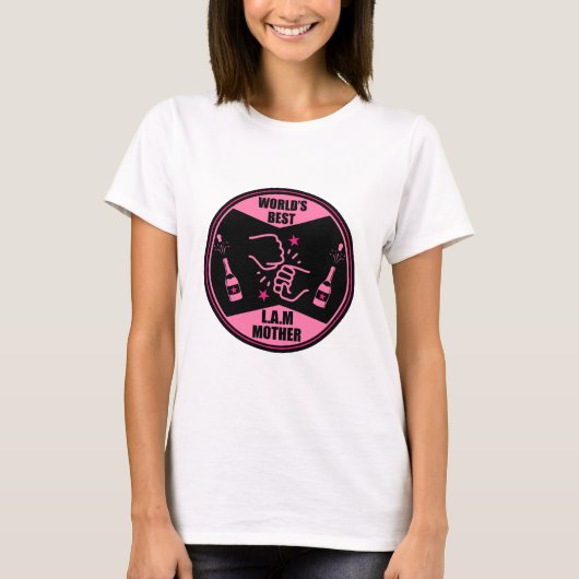 T-shirt Le meilleur du monde comme une mère (Devant)
