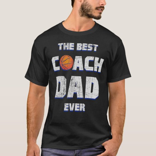 T-shirt Le Meilleur Entraîneur De Basket-Ball (Devant)