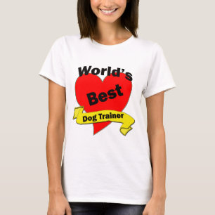 T-shirt Le meilleur entraîneur de chien du monde