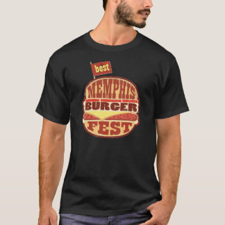T-shirt Le meilleur Fest d'hamburger de Memphis