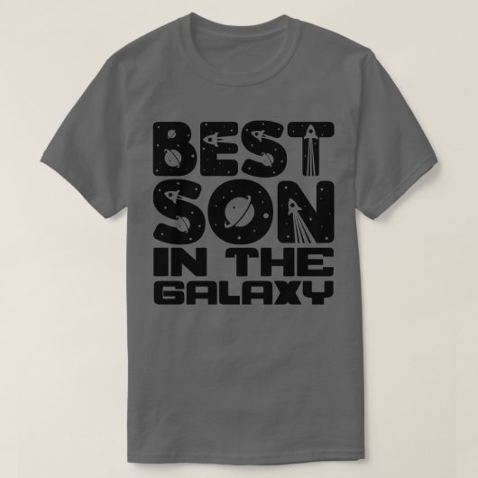T-shirt Le Meilleur Fils Dans La Galaxie 2 (Design devant)