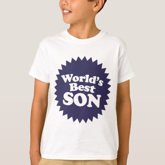 T-shirt Le meilleur fils du monde (Devant)