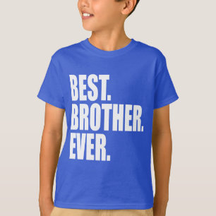 T-shirt Le meilleur. Frère. Jamais. (bleu)