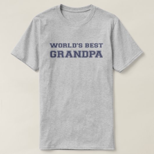 T-shirt Le meilleur grand-papa du monde (Design devant)