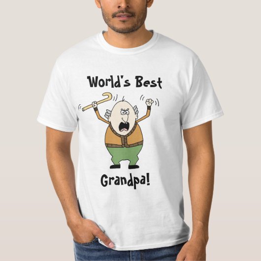 T-shirt Le meilleur grand-papa du monde ! (Devant)