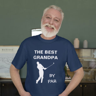 T-shirt Le Meilleur Grand-Père Par Parc Golf Grand-Père Go
