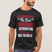 T-shirt Le meilleur instructeur de conduite dit l'éducateu (Devant)