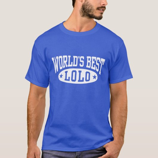 T-shirt Le meilleur lolo du monde (Devant)