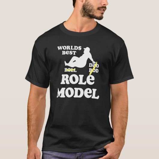 T-shirt Le meilleur modèle de rôle papa Bod (Devant)